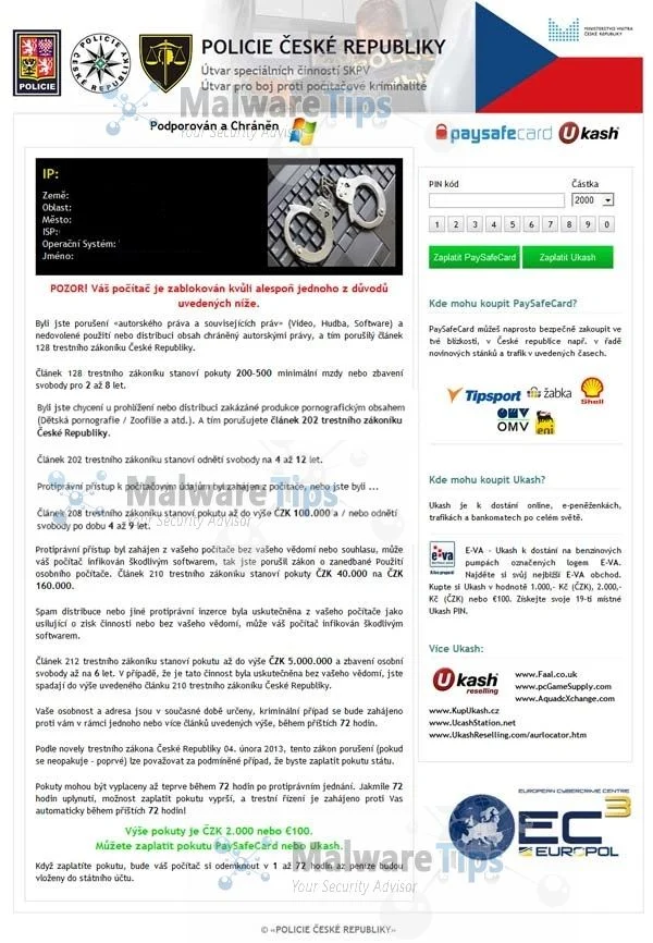 [Image: Policie Ceske Republiky virus]