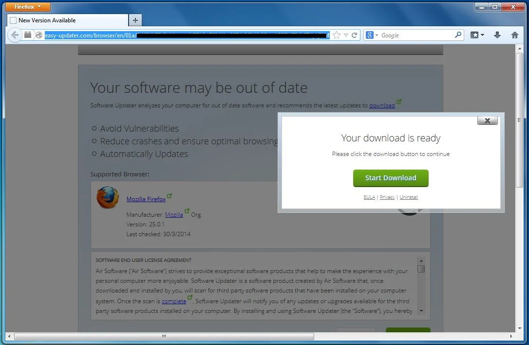 Easy-Updater.com virus