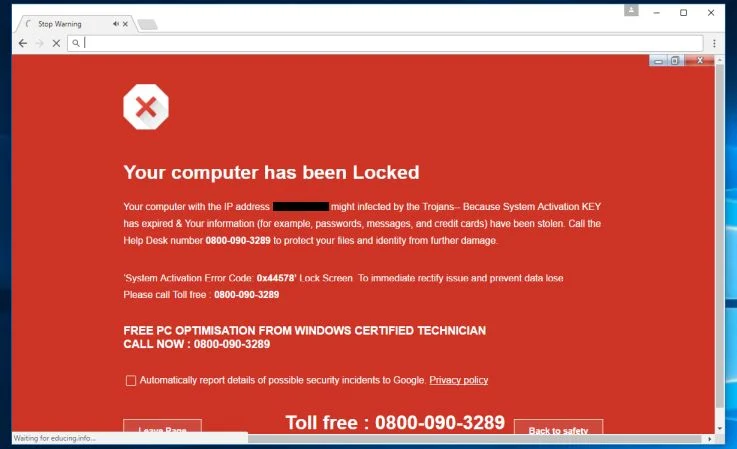 Scanascan.xyz virus