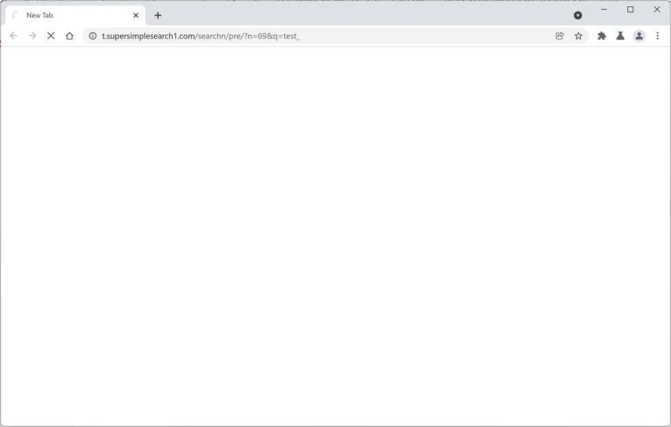 Image: Supersimplesearch1.com browser hijacker