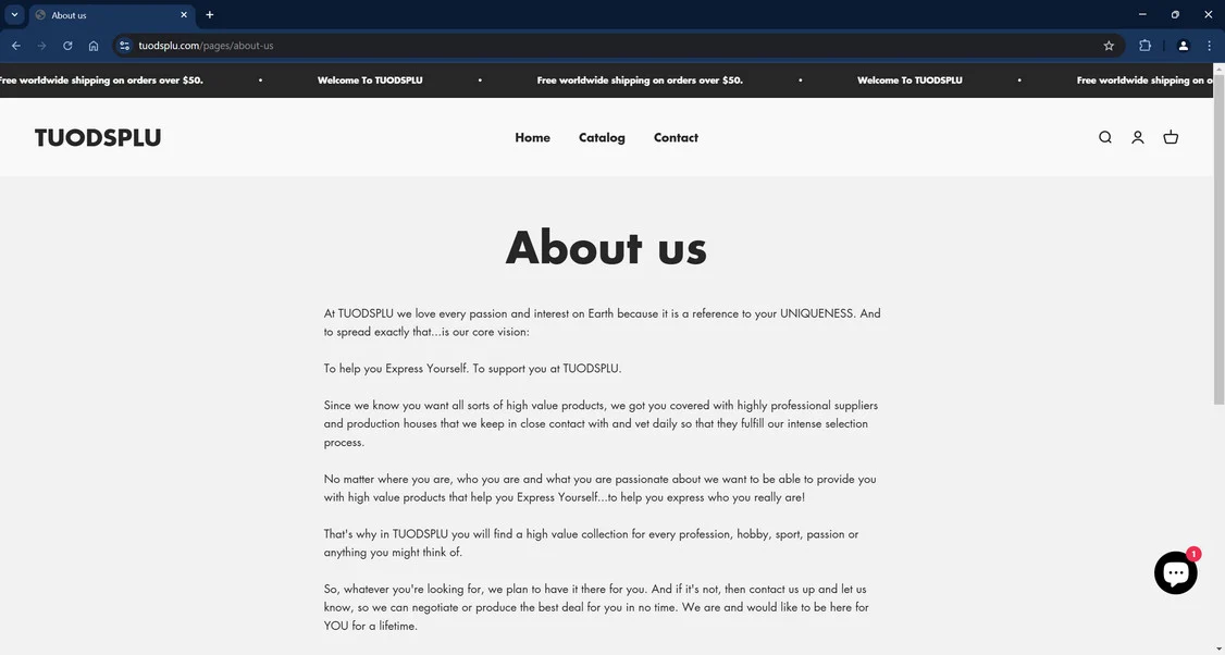 Tuodsplu.com Store Scam - Read Before Shopping Here 1 Tuodsplu.com scam
