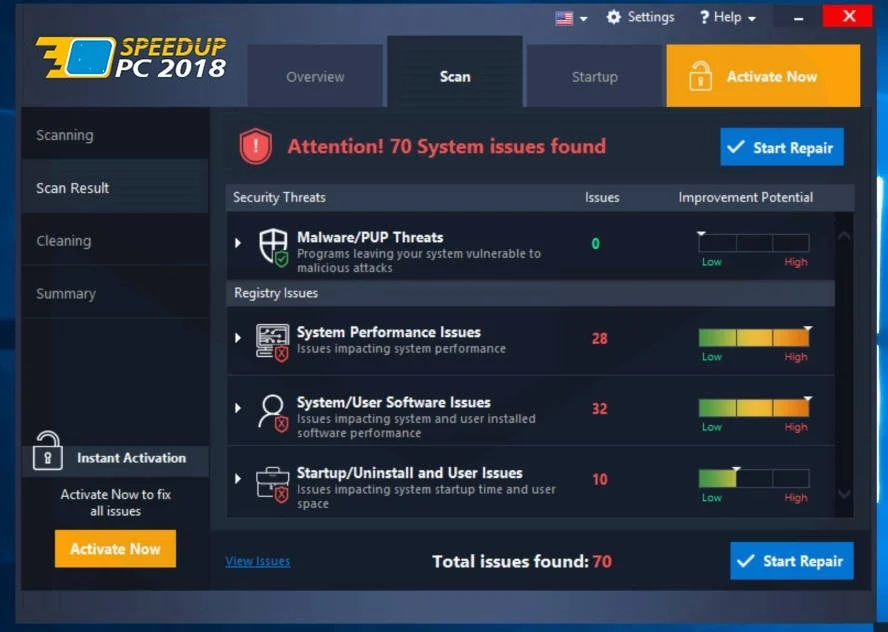 SpeedUp PC 2018 SpeedUp PC 2018 adware