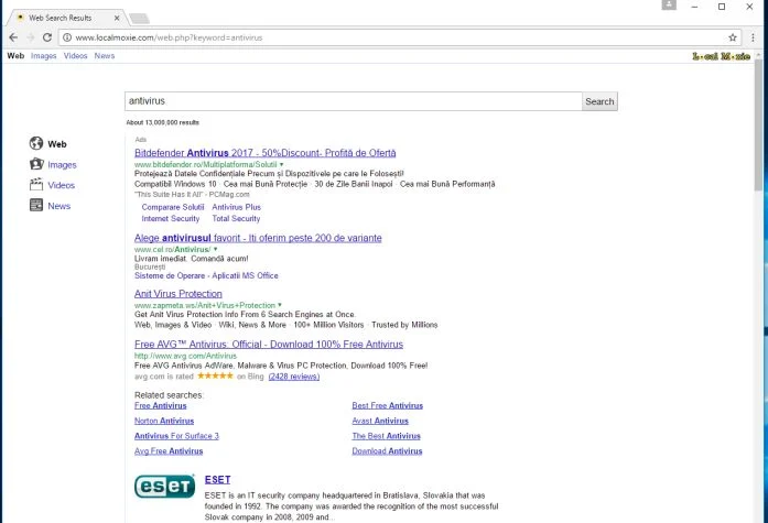 LocalMoxie.com redirect LocalMoxie.com virus