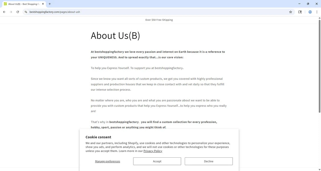 Bestshoppingfactory.com Store Scam Alert - Avoid Shopping Here 1 Bestshoppingfactory.com scam