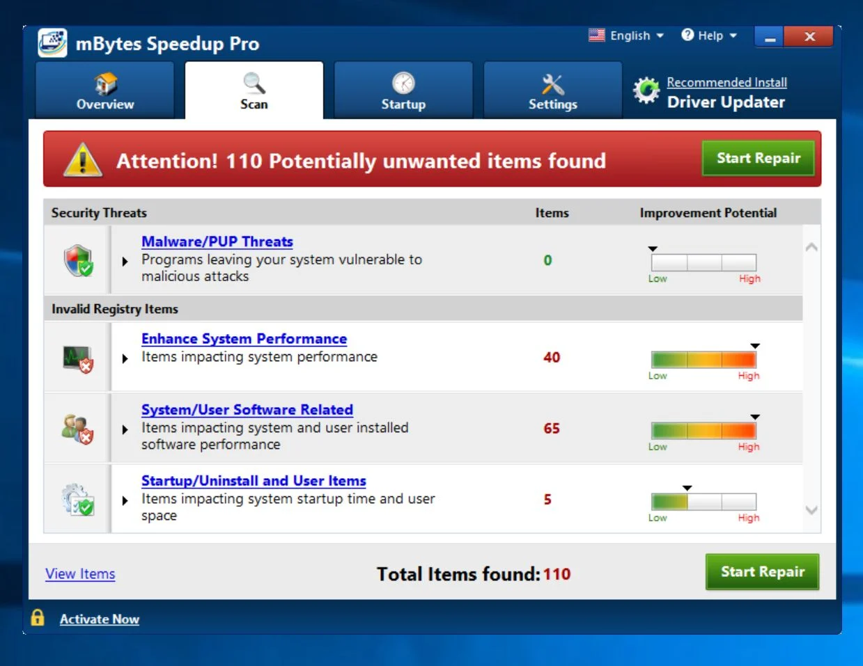 Image: mBytes Speedup Pro
