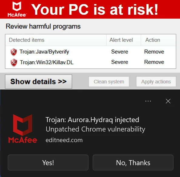 Image: Unpatched Chrome Vulnerability Pop-up Ads
