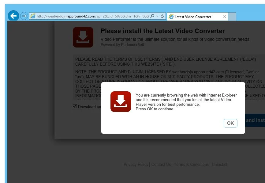 Weaberdojn.appround42.com virus