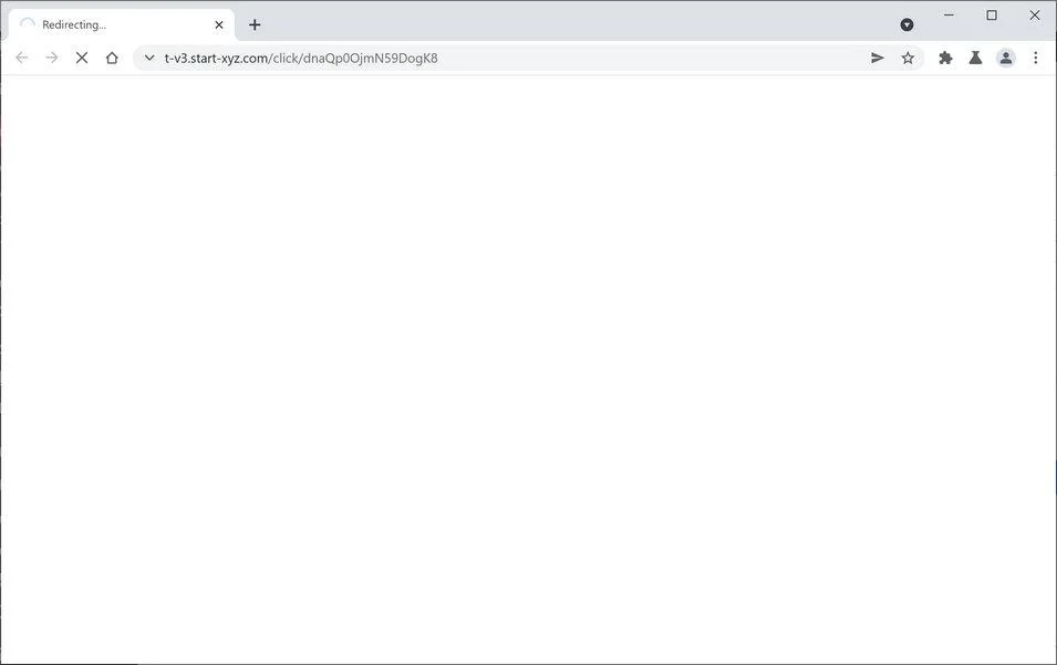 Remove T-v3.start-xyz.com redirect (Virus Removal Guide) 1 Image: Chrome browser is redirected to T-v3.start-xyz.com