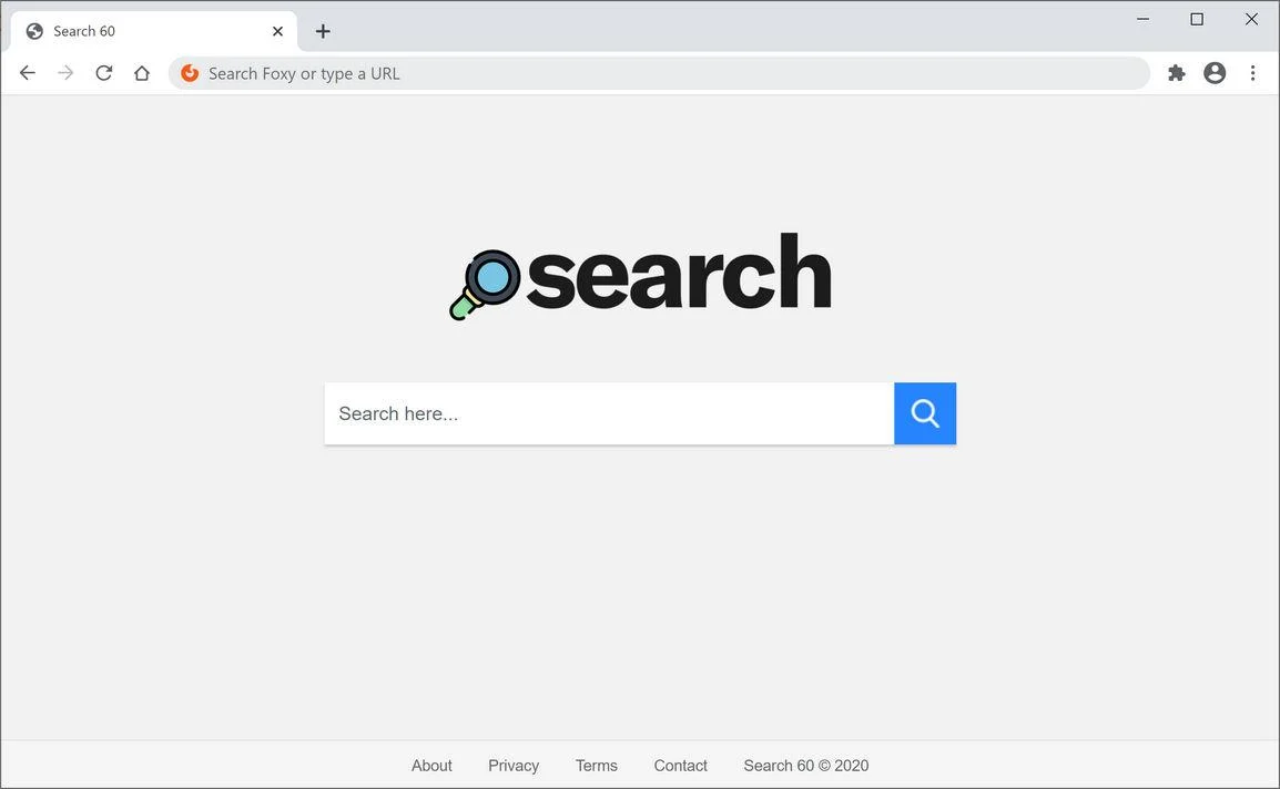 Remove Search60.com browser hijacker (Virus Removal Guide) 1 Image: Chrome browser is redirected to Search60.com