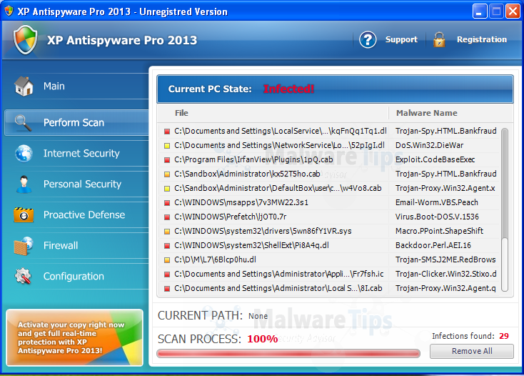 XP Antispyware Pro 2013 virus