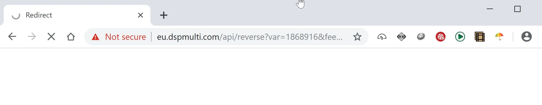 How to remove Eu.dspmulti.com redirect (Virus Removal Guide) 1 Image: Chrome browser is redirected to the Eu.dspmulti.com site