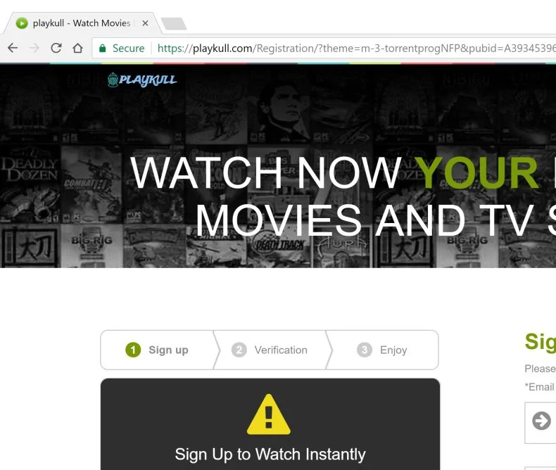 playkull.com redirect virus