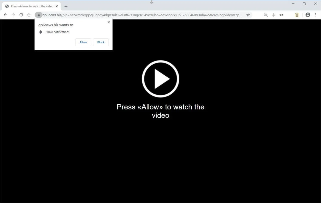 Remove Go6news.biz pop-up ads (Virus Removal Guide) 1 Image: Chrome browser is redirected to Go6news.biz
