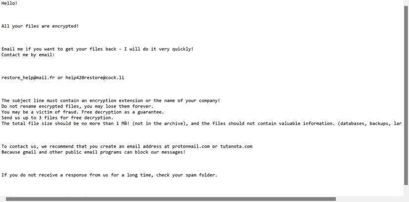 Image: Yhlgaopimd ransomware