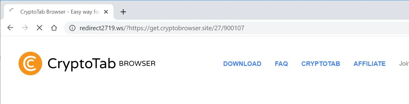 How to remove Redirect2719.ws redirect (Virus Removal Guide) 1 Image: Chrome browser is redirected to Redirect2719.ws
