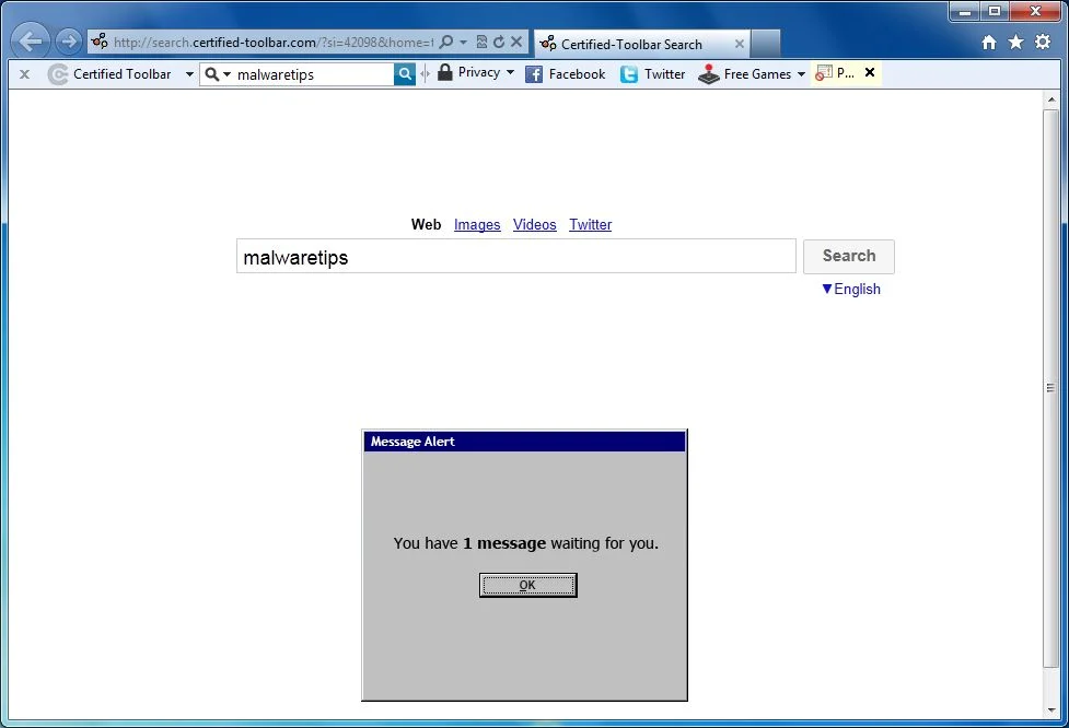 [Image: search.certified-toolbar.com Homepage]