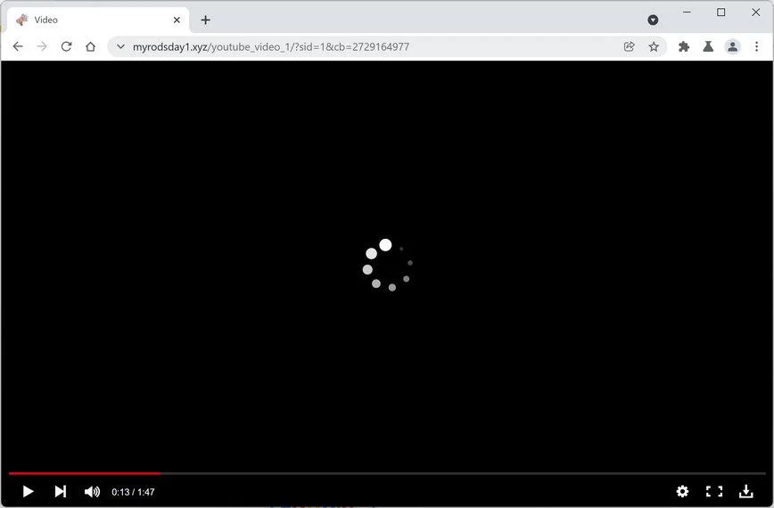 Remove Myrodsday1.xyz pop-up ads (Virus Removal Guide) 1 Image: Chrome browser is redirected to Myrodsday1.xyz