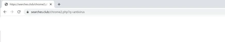 Image: Chrome browser is redirected to Searches.club