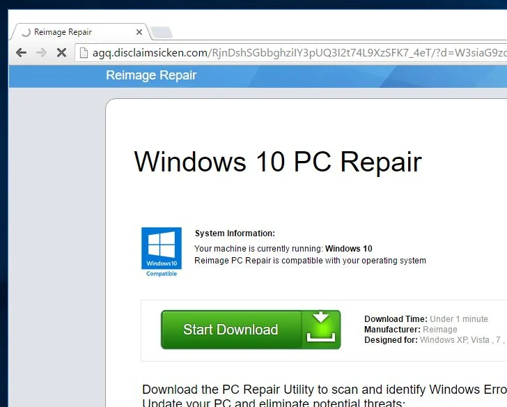 agq.disclaimsicken.com pop-up ads