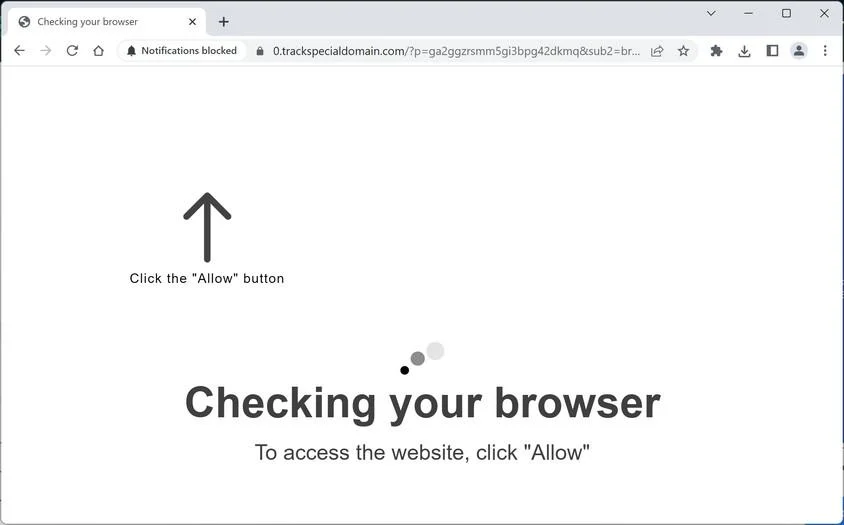 Image: Trackspecialdomain.com Ads