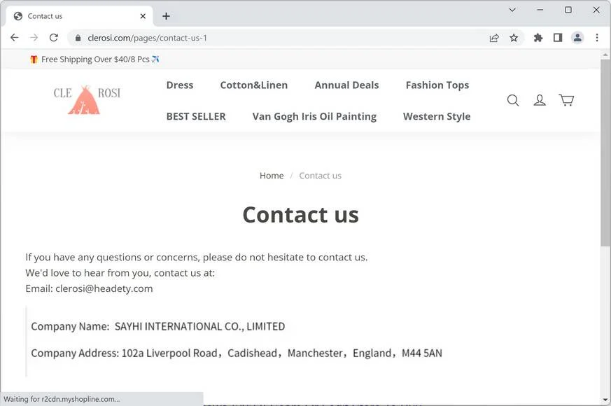 Clerosi.com ad