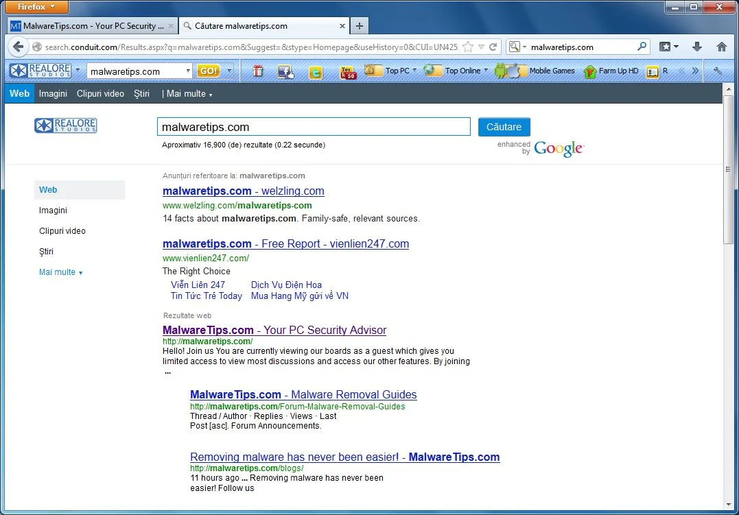 [Image: Conduit Toolbar]