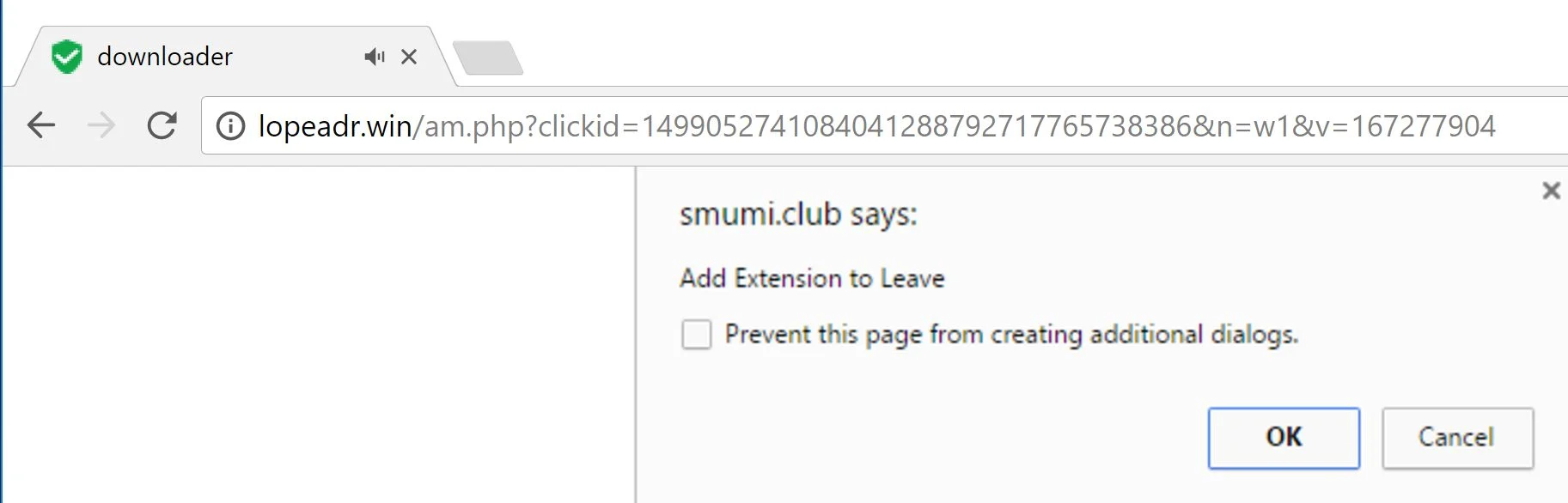 remove Lopeadr.win redirect virus