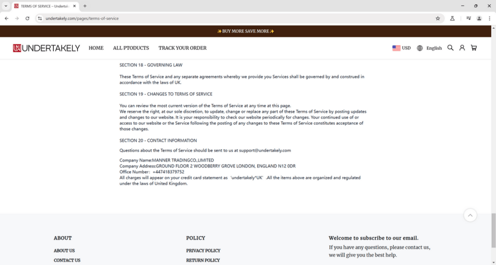 Undertakely.com Scam Store: What You Need To Know 1 Undertakely.com scma