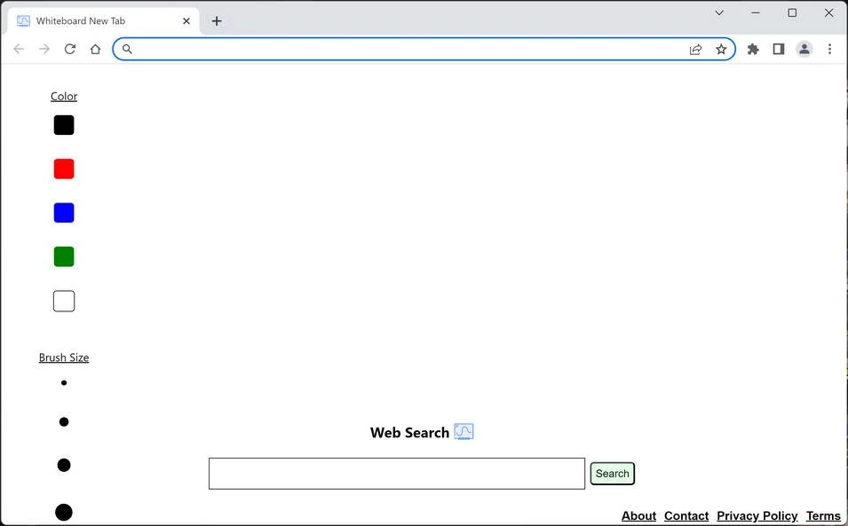 Whiteboard New Tab