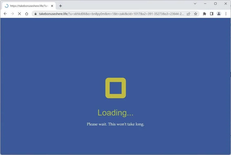Remove Takebonuseshere.life Ads (Virus Removal Guide) 1 Image: Takebonuseshere.life Ads