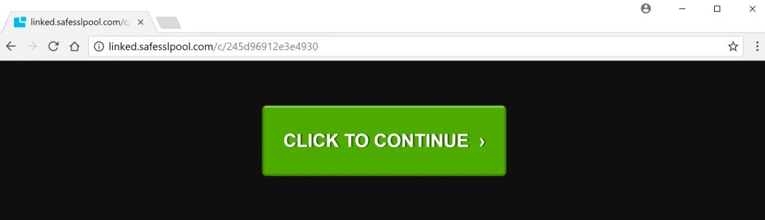 linked.safesslpool.com redirect virus