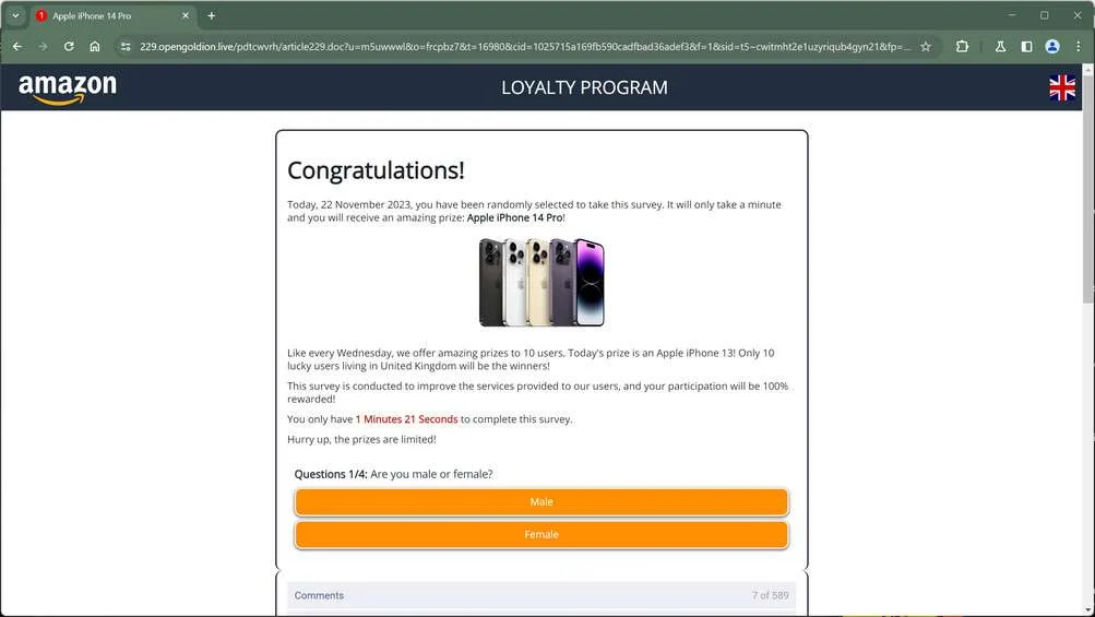 opengoldion.live malware