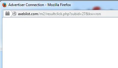 Axelslist.com pop-up virus