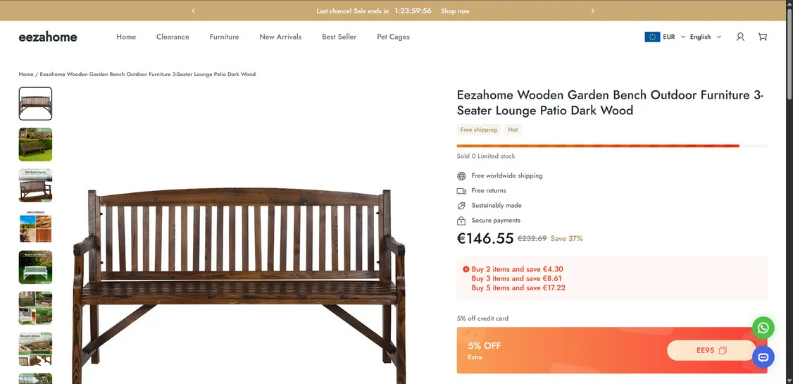 Eezahome.com Scam Store: What You Need To Know 1 Eezahome.com scam