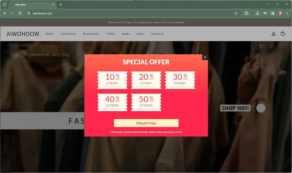 Aiwohoow.com Slammed as Unsafe Shopping Destination 1 Aiwohoow.com scam