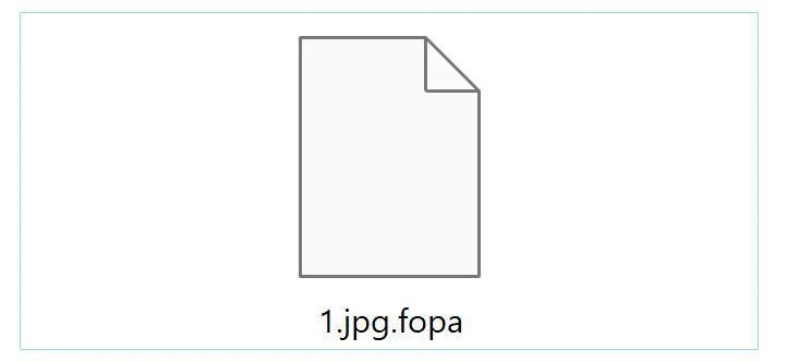 Image: FOPA files encrypted
