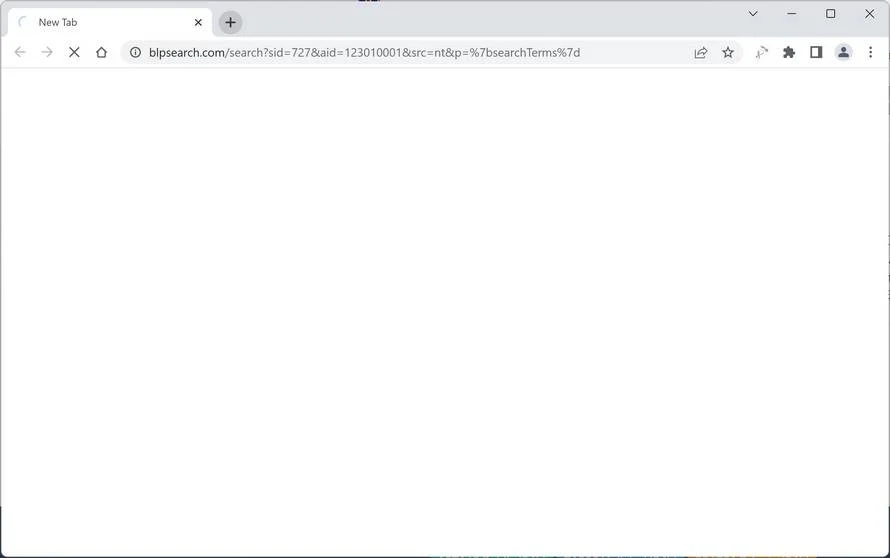 Image: Blpsearch.com Browser Hijacker