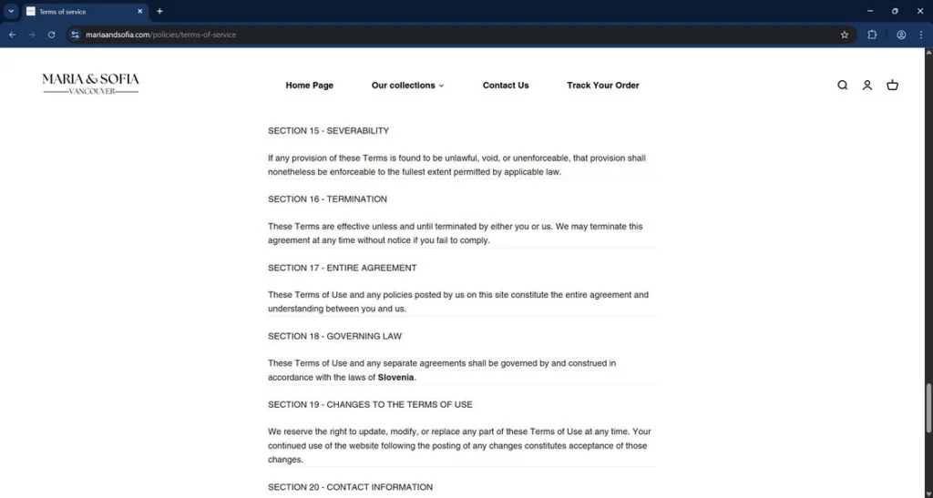 Maria & Sofia Vancouver Scam Store: What You Need To Know 1 Maria Sofia Vancouver