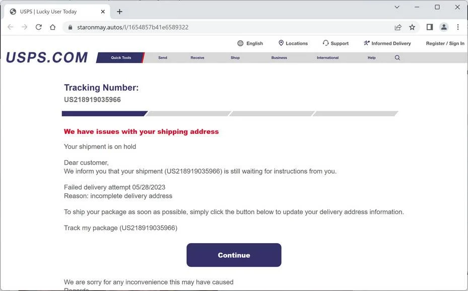 staronmay.autos scam