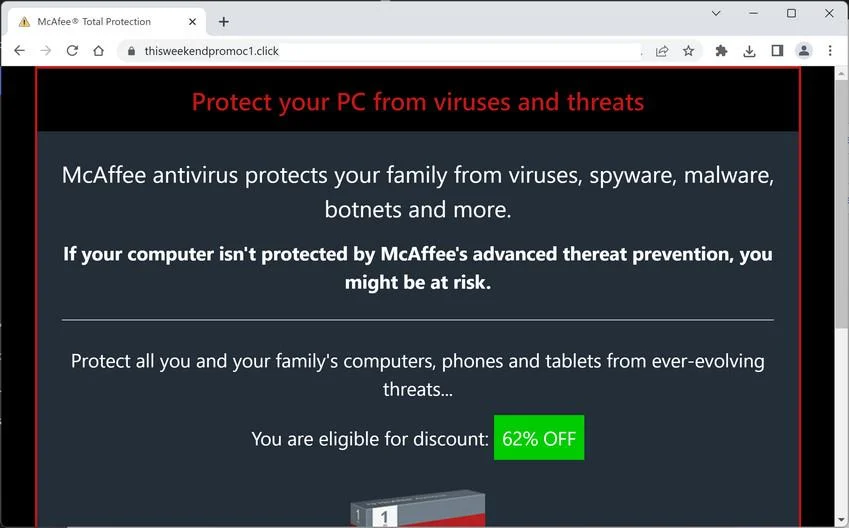 Remove Thisweekendpromoc1.click Ads (Virus Removal Guide) 1 Image: Thisweekendpromoc1.click Ads