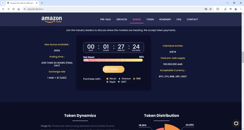 The Amazon Pre-Sale Token Scam - Don't Fall For This Crypto Con 2 Amazon Pre Sale 3