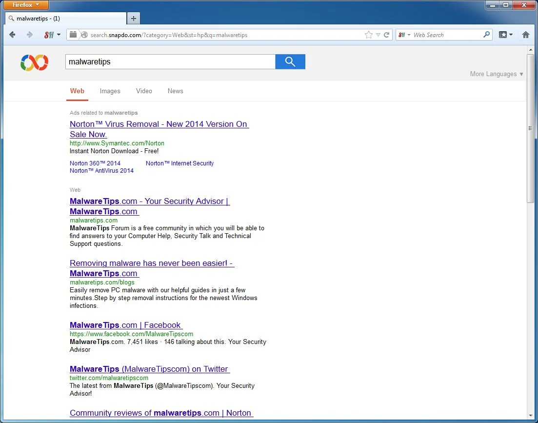 [Image: Search.SnapDo.com redirect]