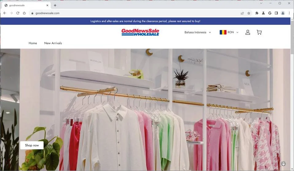 Goodnewssale.com Scam