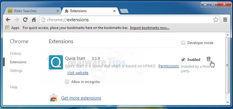 [Image: Webs Searches Chrome extension]