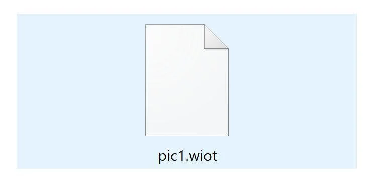WIOT File Encrypted Image: WIOT File Encrypted