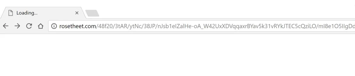 Rosetheet.com redirect virus