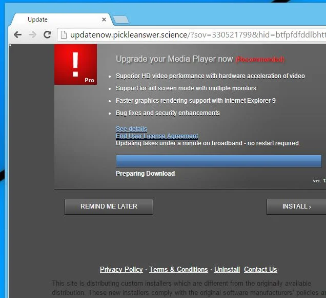 updatenow.pickleanswer.science virus