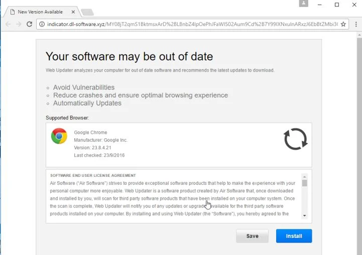 indicator.dl-software.xyz pop-ups