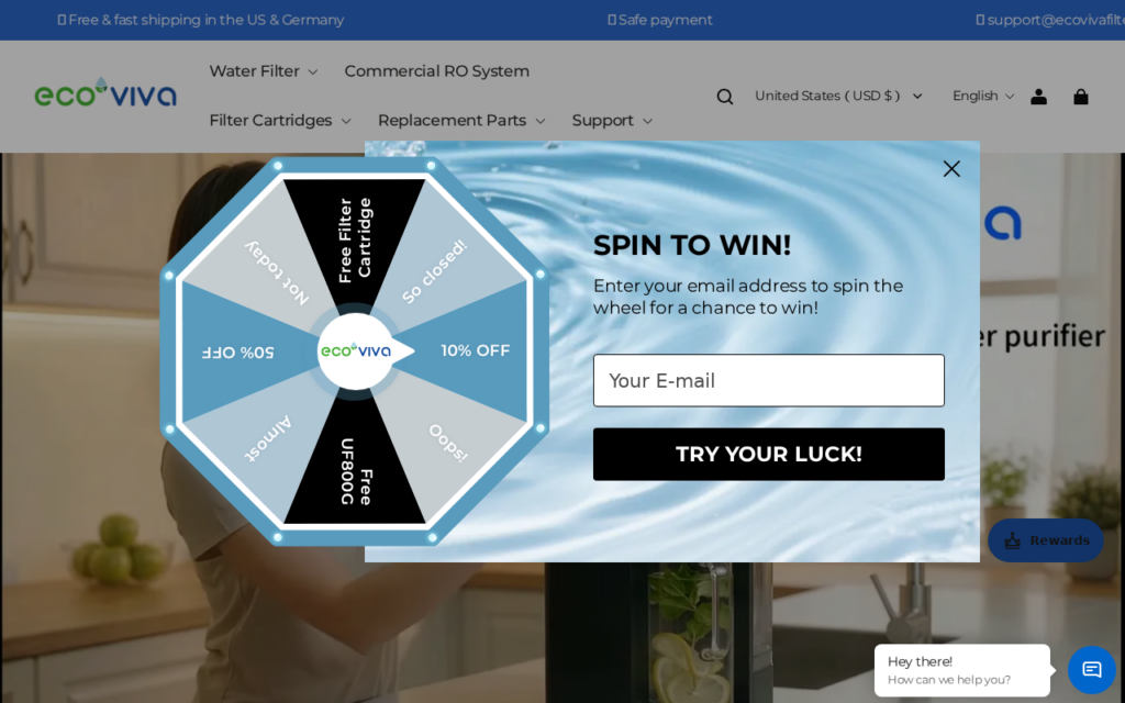 Ecovivafilters.com scam