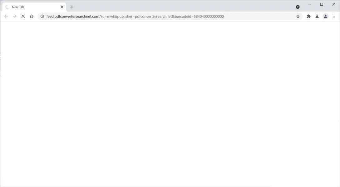 Remove PDFConverterSearchNet Search redirect (Virus Removal Guide) 1 Image: Chrome browser is redirected to PDFConverterSearchNet Search